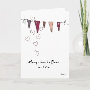 cartão de saudação de adoção