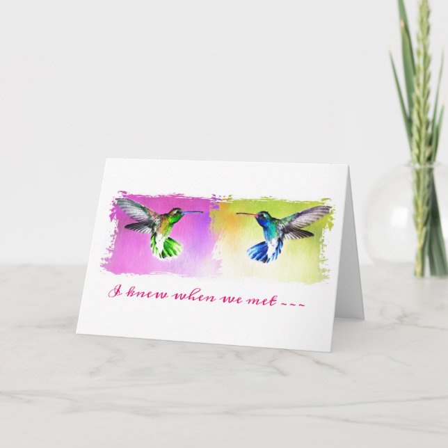 Cartão de Saudação de Amizade Rápida (Frente)