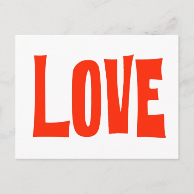 Cartão de saudação de amor (Frente)