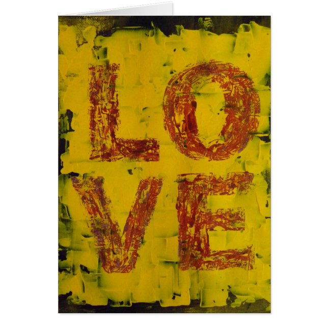 Cartão de Saudação de Amor! (Frente)