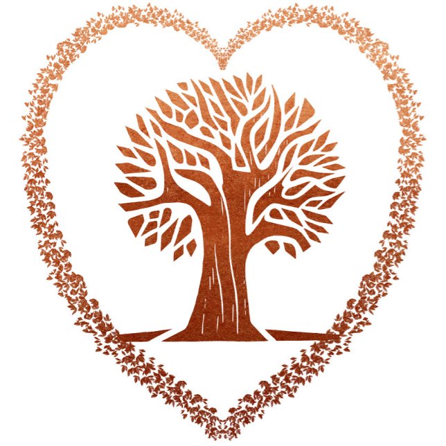 Cartão de Saudação de Amor e Bondade da Árvore (Criador carregado)