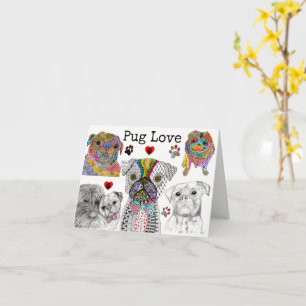 Cartão de Saudação de Amortização de Canino Bonito