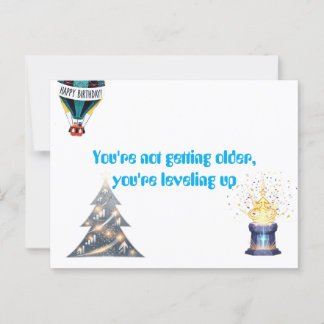 Cartão de saudação de aniversário