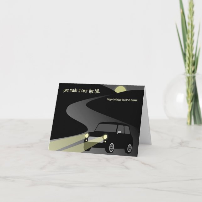 Cartão de Saudação de Aniversário (Frente)