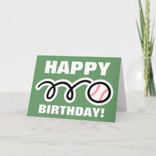 Cartão de saudação de aniversário com design de be