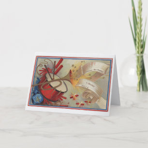 Cartão de saudação de aniversário de 4 de julho