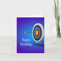 Cartão de Saudação de Aniversário Design de Archer