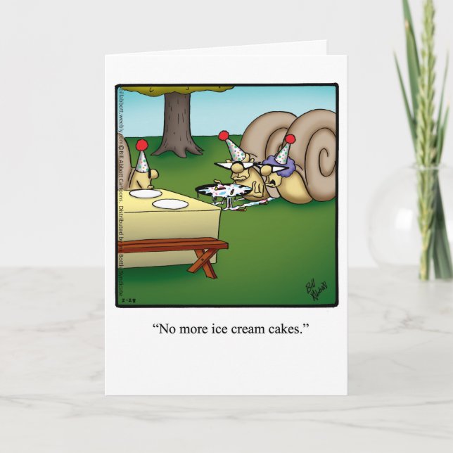 Cartão de Saudação de Aniversário Encantado (Frente)