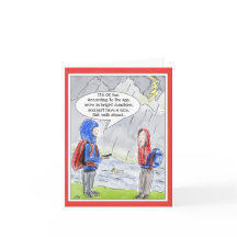 Cartão de Saudação de Aniversário Engraçado para P