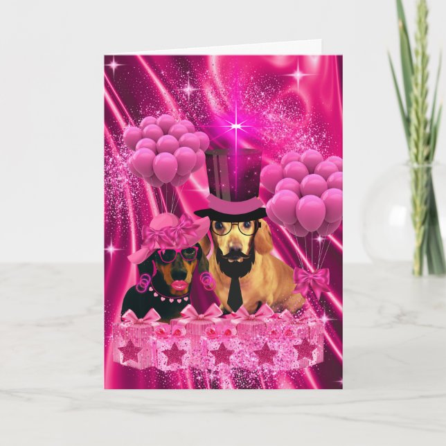 Cartão de Saudação de Aniversário Feliz (Frente)