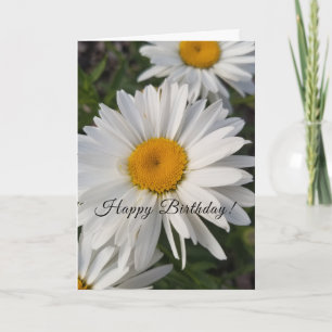 Cartão de Saudação de Aniversário Floral