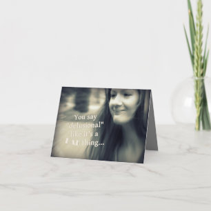 Cartão de Saudação de Aniversário Humorístico