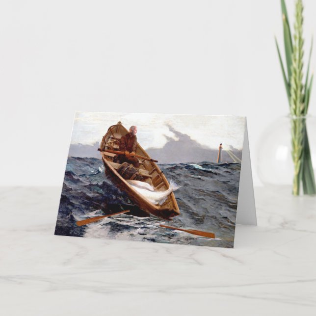 Cartão de Saudação de Aniversário para Águas Não F (Frente)