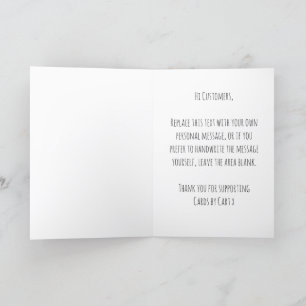 Cartão De Saudação De Aniversário Personalizado En