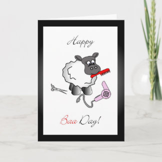 Cartão de saudação de aniversário Stylist