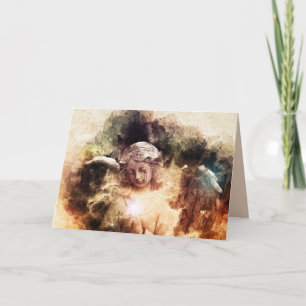 cartão de saudação de anjo estigmata