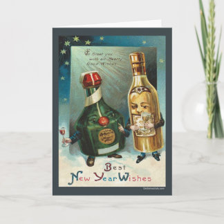Cartão de Saudação de Ano Novo