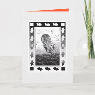 Cartão de Saudação de Ano Novo do Coelho Vietnamit