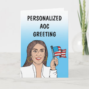 Cartão de Saudação de AOC Personalizado