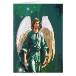 Cartão de Saudação de Arcanel Raphael Angel Healin