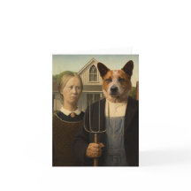Cartão de Saudação de Arte Indie