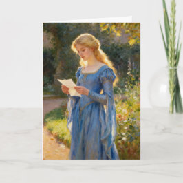 Cartão de Saudação de Arte Inspirada no Impression