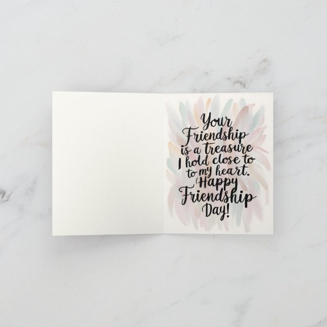 Cartão de Saudação de Arte Manuscrito (Interior)