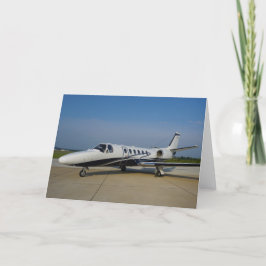 Cartão de saudação de aviação