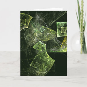 Cartão de saudação de balanceamento de poço Abstra