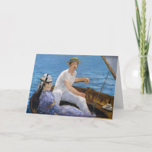 Cartão de Saudação de Barco Manet