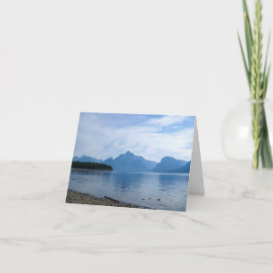 Cartão de saudação de beleza Teton