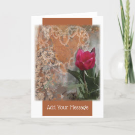 Cartão de Saudação de Bloom de primavera