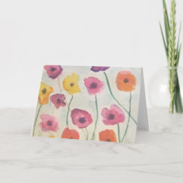 Cartão de Saudação de Blossomo Colorido 2