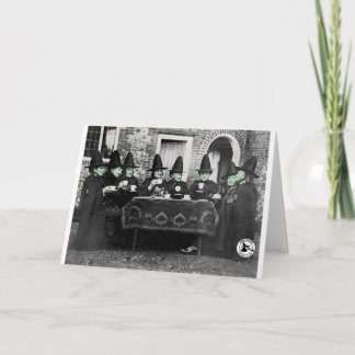 Cartão de Saudação de Bruxa Olde Salem Witch & Co.