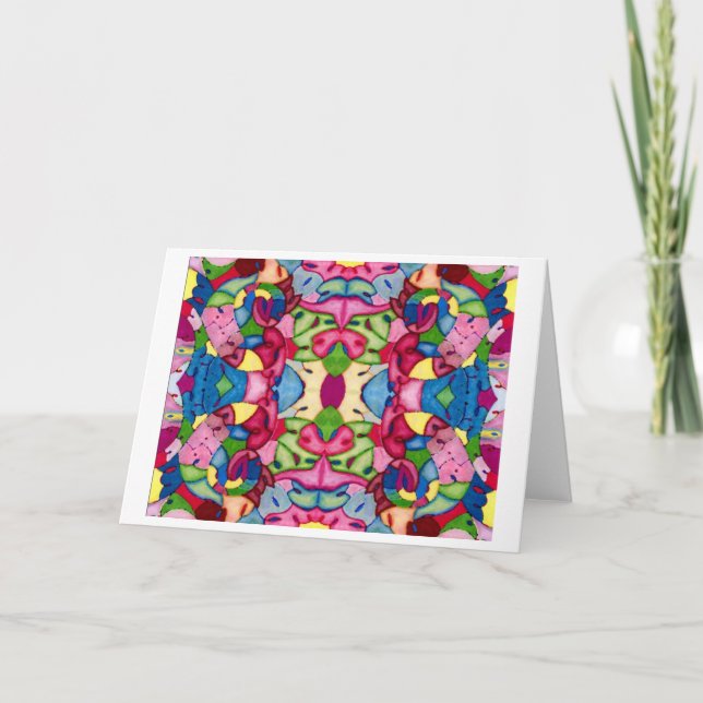 Cartão de saudação de Buquê (Frente)