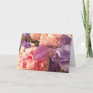Cartão de saudação de Buquê de jardim