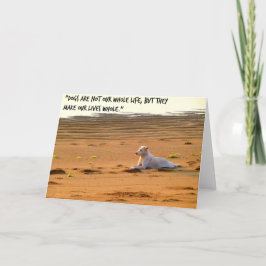 Cartão de saudação de cães, cartão de perda de ani