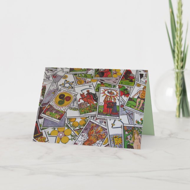 cartão de saudação de cartões de tarot (Frente)