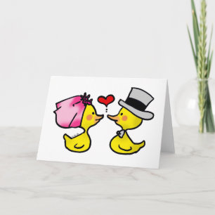 Cartão de saudação de casamento
