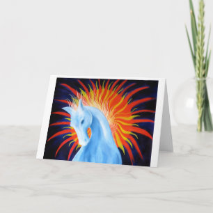 Cartão de Saudação de Cavalo Espirituoso