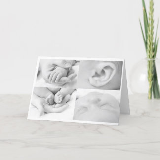 Cartão de Saudação de Colagem de Bebês