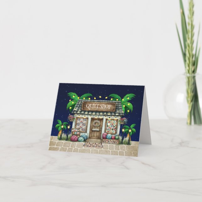 CARTÃO DE Saudação DE Compro QUILT (Frente)