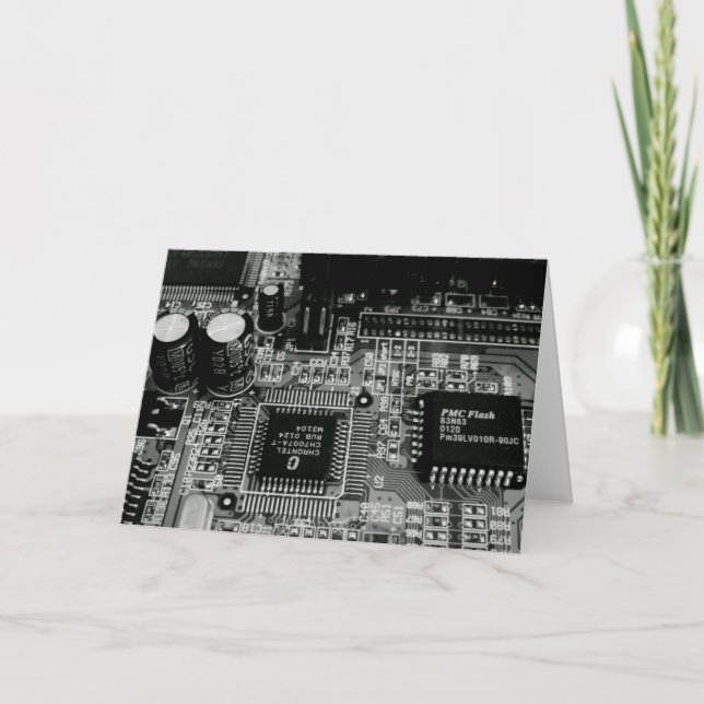 Cartão de saudação de computador (Frente)