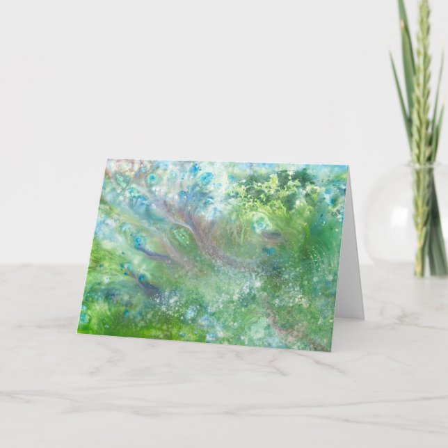 Cartão de saudação de dança em flocos de neve de I (Frente)