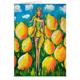 Cartão de saudação de Dentro Vazio para mulheres e