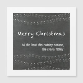 Cartão de Saudação de Design de Quadro de Chalkboa