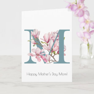 Cartão de Saudação de Dia de as mães Magnolia