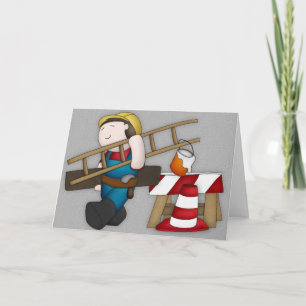 Cartão de Saudação de Dia de os pais do Trabalhado