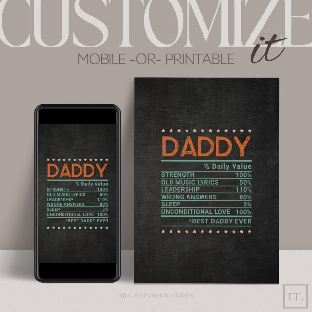 Cartão de saudação de dia de os pais % dobrado per (Criador carregado)