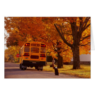 Cartão de Saudação de Dias Escolares